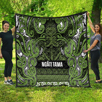 Aotearoa Iwi Ngāti Tama ki Taranaki Trust Quilt Maori Wharenui House Tribal Pattern LT9 - Polynesian Pride