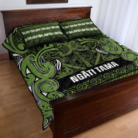Aotearoa Iwi Ngāti Tama ki Taranaki Trust Quilt Bed Set Maori Wharenui House Tribal Pattern LT9 - Polynesian Pride