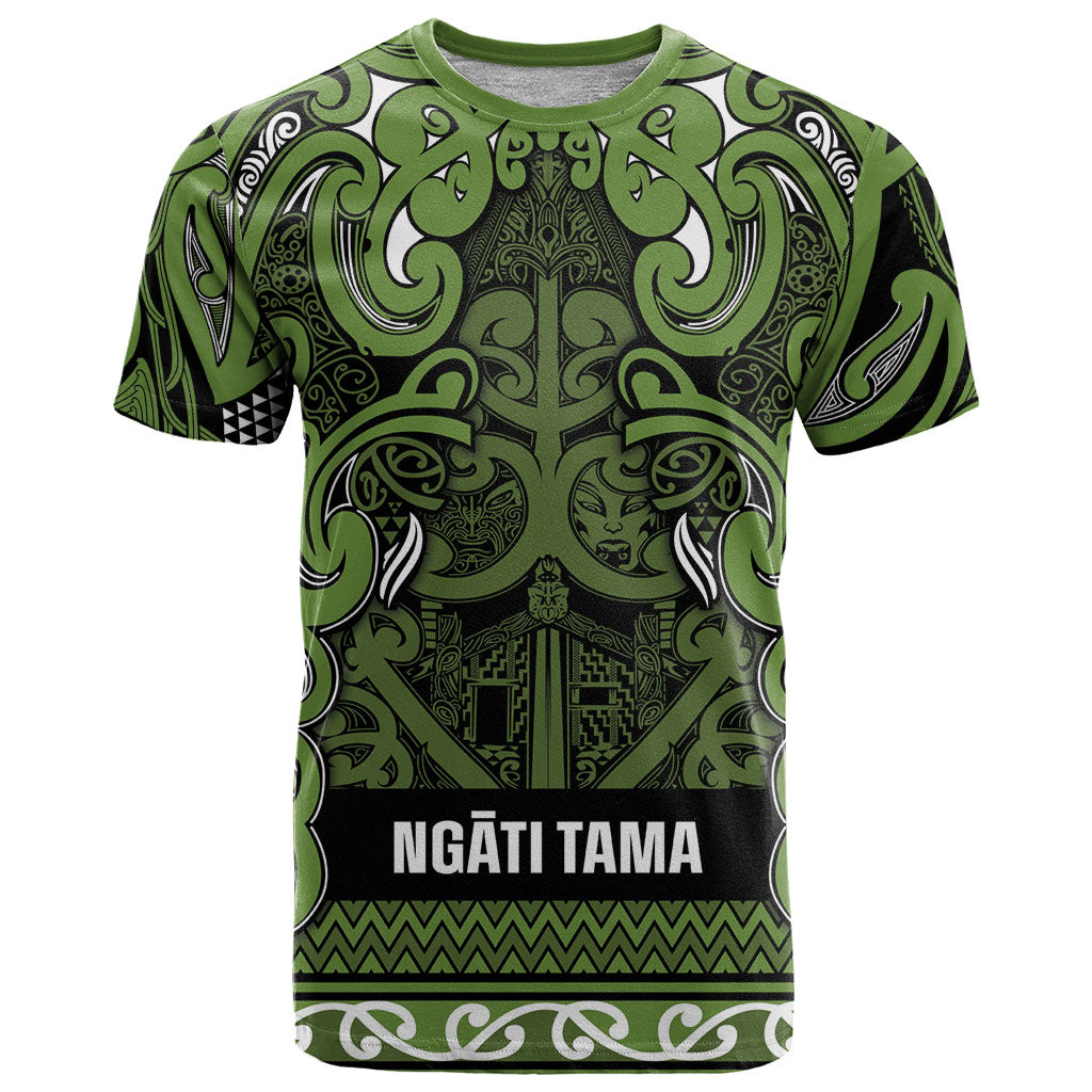 Aotearoa Iwi Ngāti Tama ki Taranaki Trust T Shirt Maori Wharenui House Tribal Pattern