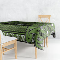 Aotearoa Iwi Ngāti Tama ki Taranaki Trust Tablecloth Maori Wharenui House Tribal Pattern LT9 - Polynesian Pride