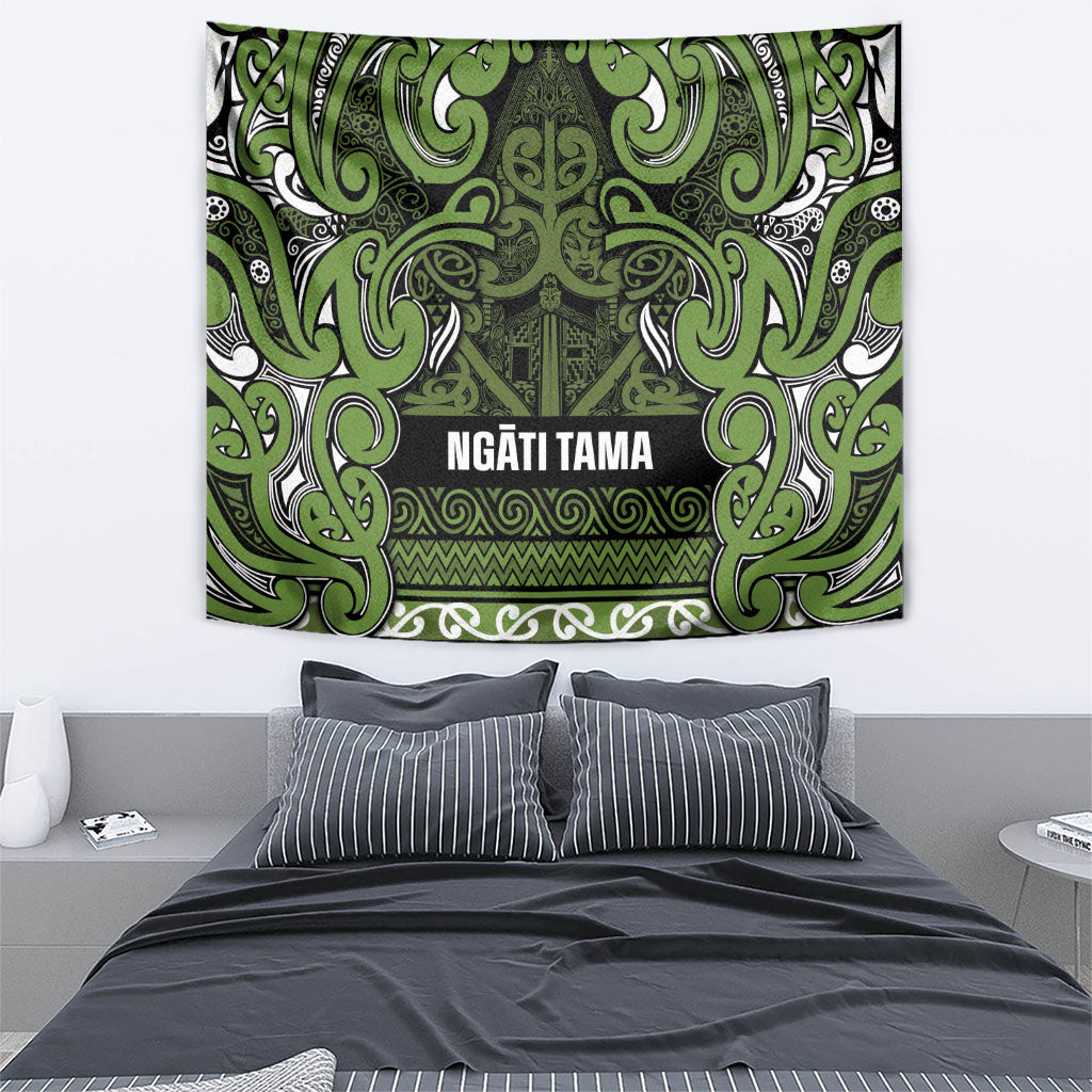 Aotearoa Iwi Ngāti Tama ki Taranaki Trust Tapestry Maori Wharenui House Tribal Pattern LT9 - Polynesian Pride