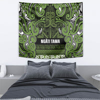 Aotearoa Iwi Ngāti Tama ki Taranaki Trust Tapestry Maori Wharenui House Tribal Pattern LT9 - Polynesian Pride