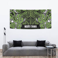 Aotearoa Iwi Ngāti Tama ki Taranaki Trust Tapestry Maori Wharenui House Tribal Pattern LT9 - Polynesian Pride