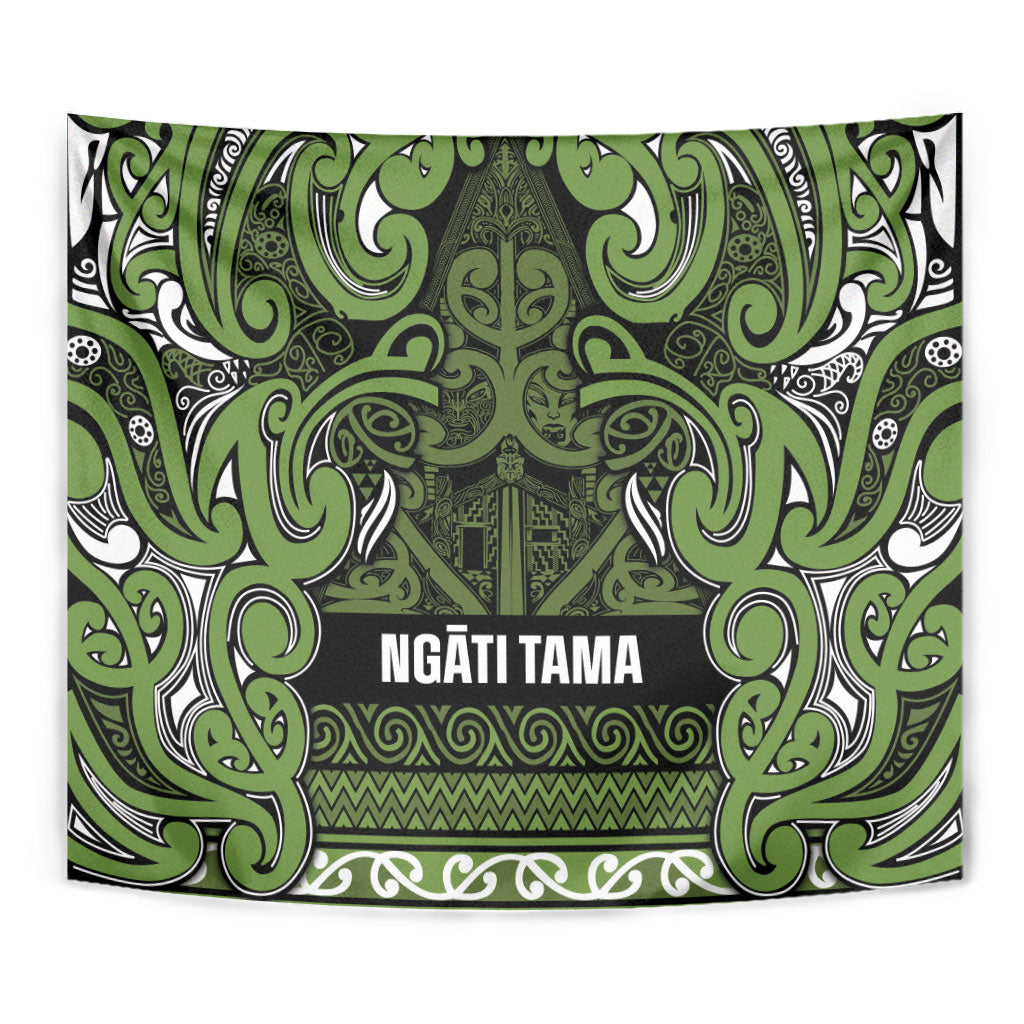 Aotearoa Iwi Ngāti Tama ki Taranaki Trust Tapestry Maori Wharenui House Tribal Pattern LT9 - Polynesian Pride