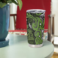 Aotearoa Iwi Ngāti Tama ki Taranaki Trust Tumbler Cup Maori Wharenui House Tribal Pattern LT9 - Polynesian Pride