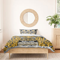 Aotearoa Iwi Ngāti Tama ki Te Waipounamu Trust Bedding Set Maori Wharenui House Tribal Pattern LT9 - Polynesian Pride