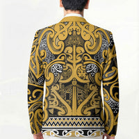 Aotearoa Iwi Ngāti Tama ki Te Waipounamu Trust Blazer Maori Wharenui House Tribal Pattern LT9 - Polynesian Pride