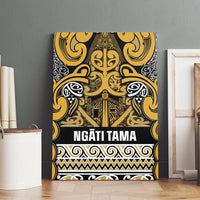 Aotearoa Iwi Ngāti Tama ki Te Waipounamu Trust Canvas Wall Art Maori Wharenui House Tribal Pattern LT9 - Polynesian Pride