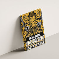 Aotearoa Iwi Ngāti Tama ki Te Waipounamu Trust Canvas Wall Art Maori Wharenui House Tribal Pattern LT9 - Polynesian Pride