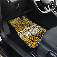 Aotearoa Iwi Ngāti Tama ki Te Waipounamu Trust Car Mats Maori Wharenui House Tribal Pattern LT9 - Polynesian Pride