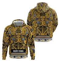 Aotearoa Iwi Ngāti Tama ki Te Waipounamu Trust Hoodie Maori Wharenui House Tribal Pattern LT9 - Polynesian Pride