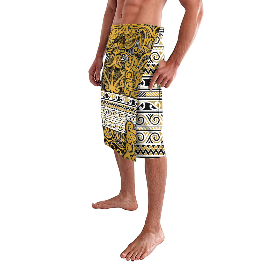 Aotearoa Iwi Ngāti Tama ki Te Waipounamu Trust Lavalava Maori Wharenui House Tribal Pattern LT9 - Polynesian Pride