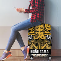 Aotearoa Iwi Ngāti Tama ki Te Waipounamu Trust Luggage Cover Maori Wharenui House Tribal Pattern LT9 - Polynesian Pride