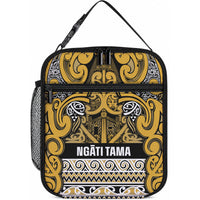 Aotearoa Iwi Ngāti Tama ki Te Waipounamu Trust Lunch Bag Maori Wharenui House Tribal Pattern