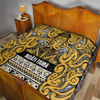 Aotearoa Iwi Ngāti Tama ki Te Waipounamu Trust Quilt Maori Wharenui House Tribal Pattern LT9 - Polynesian Pride
