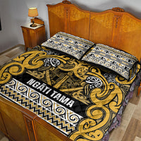 Aotearoa Iwi Ngāti Tama ki Te Waipounamu Trust Quilt Bed Set Maori Wharenui House Tribal Pattern LT9 - Polynesian Pride
