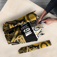 Aotearoa Iwi Ngāti Tama ki Te Waipounamu Trust Umbrella Maori Wharenui House Tribal Pattern LT9 - Polynesian Pride