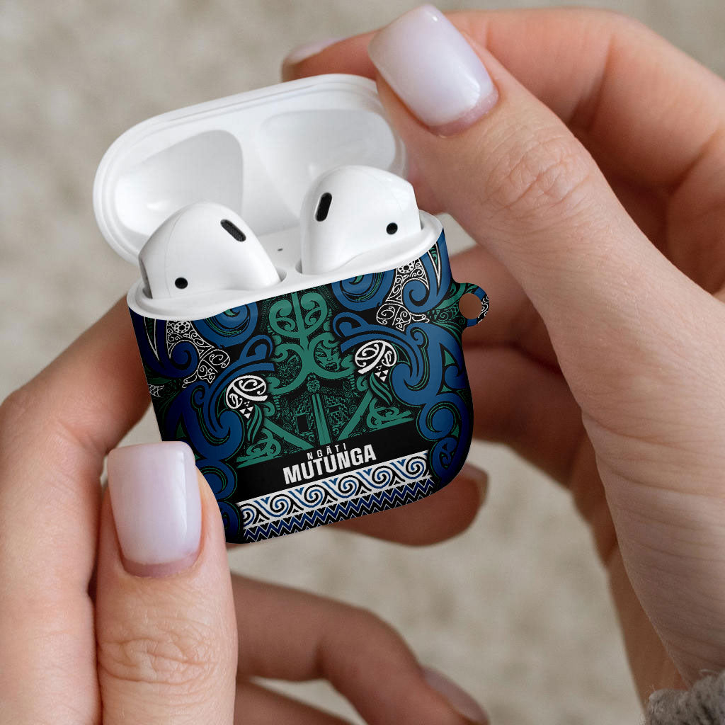Aotearoa Iwi Ngati Mutunga AirPods Case Maori Wharenui House Tribal Pattern