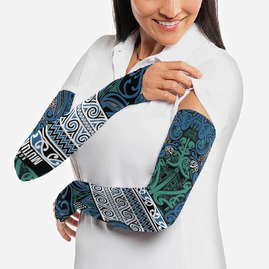 Aotearoa Iwi Ngati Mutunga Arm Sleeves Maori Wharenui House Tribal Pattern