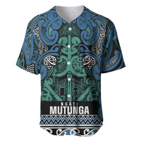 Aotearoa Iwi Ngati Mutunga Baseball Jersey Maori Wharenui House Tribal Pattern