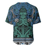 Aotearoa Iwi Ngati Mutunga Baseball Jersey Maori Wharenui House Tribal Pattern