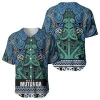 Aotearoa Iwi Ngati Mutunga Baseball Jersey Maori Wharenui House Tribal Pattern