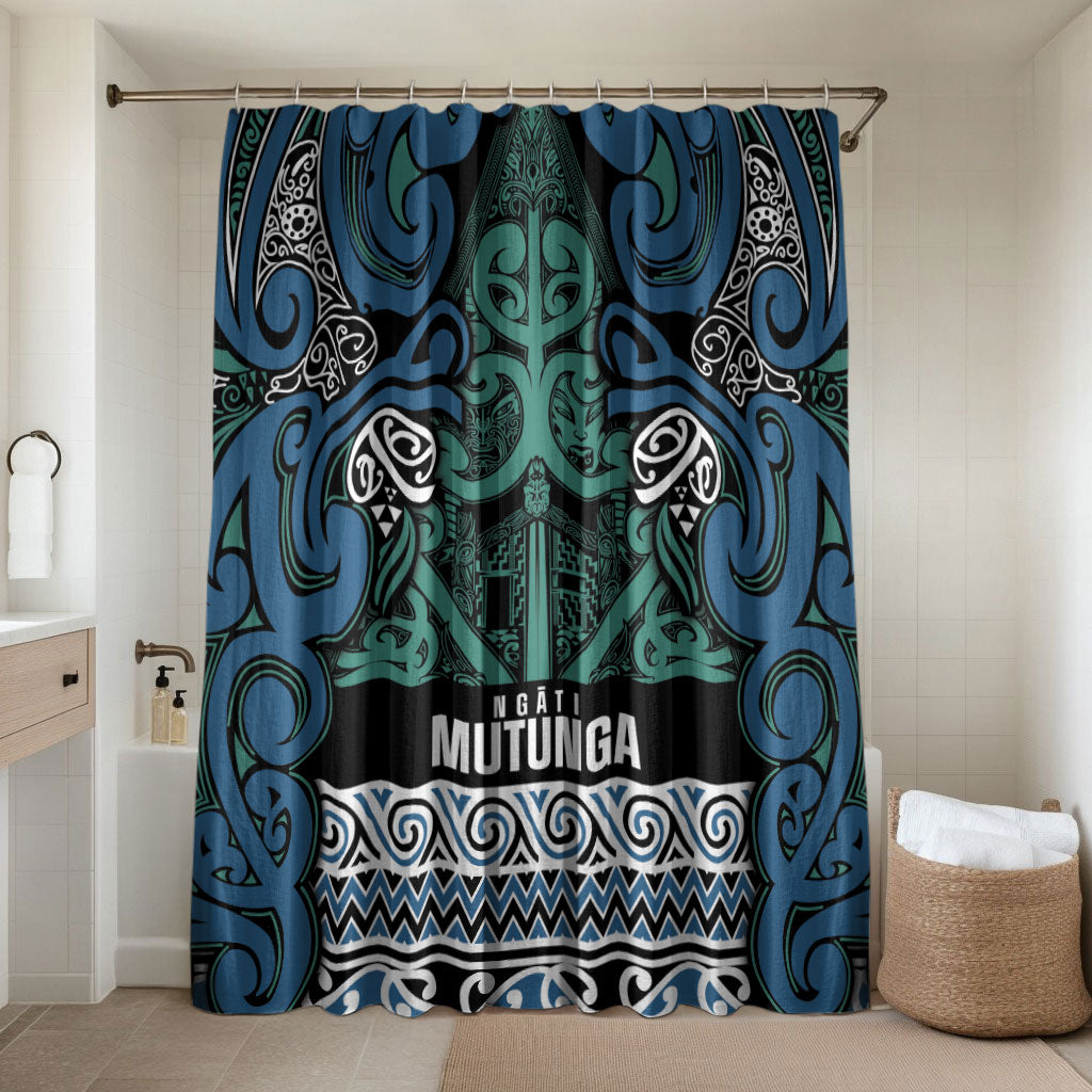 Aotearoa Iwi Ngati Mutunga Bathroom Set Maori Wharenui House Tribal Pattern