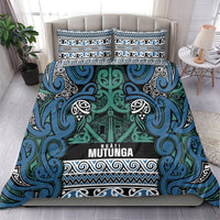 Aotearoa Iwi Ngati Mutunga Bedding Set Maori Wharenui House Tribal Pattern