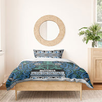 Aotearoa Iwi Ngati Mutunga Bedding Set Maori Wharenui House Tribal Pattern