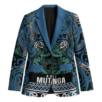 Aotearoa Iwi Ngati Mutunga Blazer Maori Wharenui House Tribal Pattern