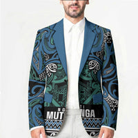 Aotearoa Iwi Ngati Mutunga Blazer Maori Wharenui House Tribal Pattern