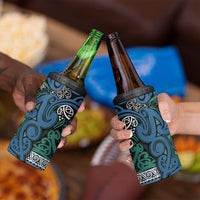Aotearoa Iwi Ngati Mutunga 4 in 1 Can Cooler Tumbler Maori Wharenui House Tribal Pattern
