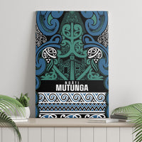 Aotearoa Iwi Ngati Mutunga Canvas Wall Art Maori Wharenui House Tribal Pattern