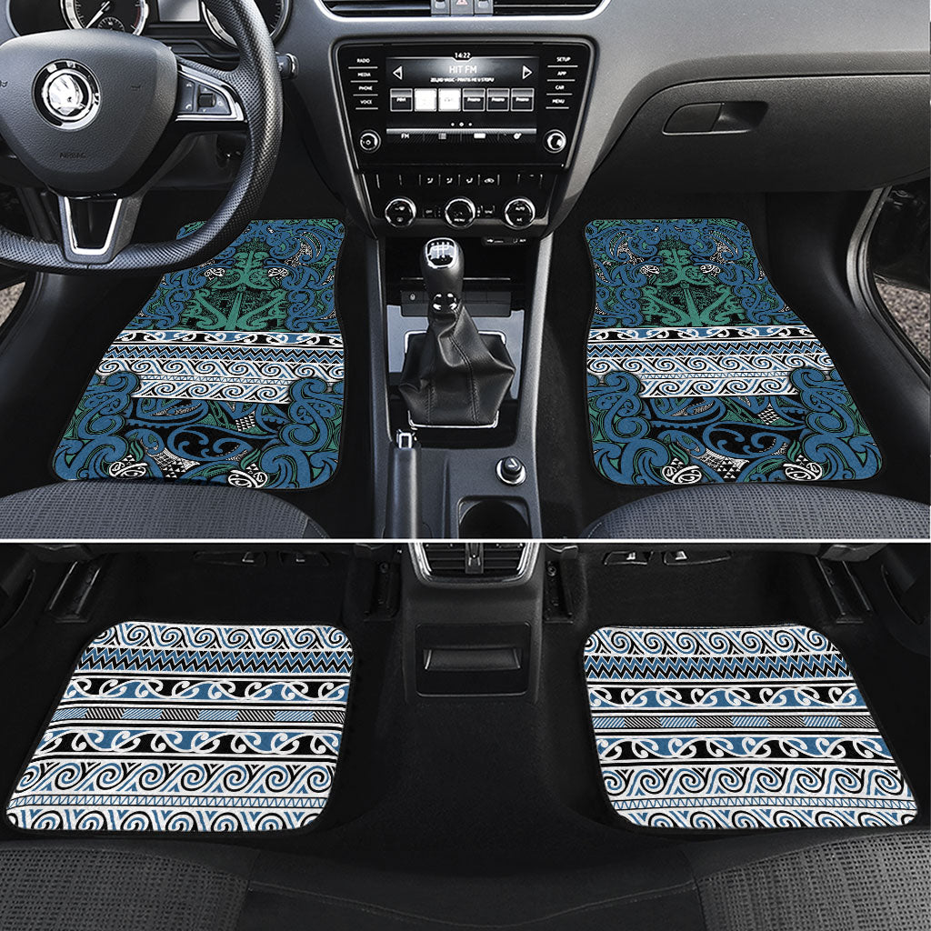 Aotearoa Iwi Ngati Mutunga Car Mats Maori Wharenui House Tribal Pattern