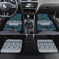 Aotearoa Iwi Ngati Mutunga Car Mats Maori Wharenui House Tribal Pattern