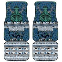 Aotearoa Iwi Ngati Mutunga Car Mats Maori Wharenui House Tribal Pattern