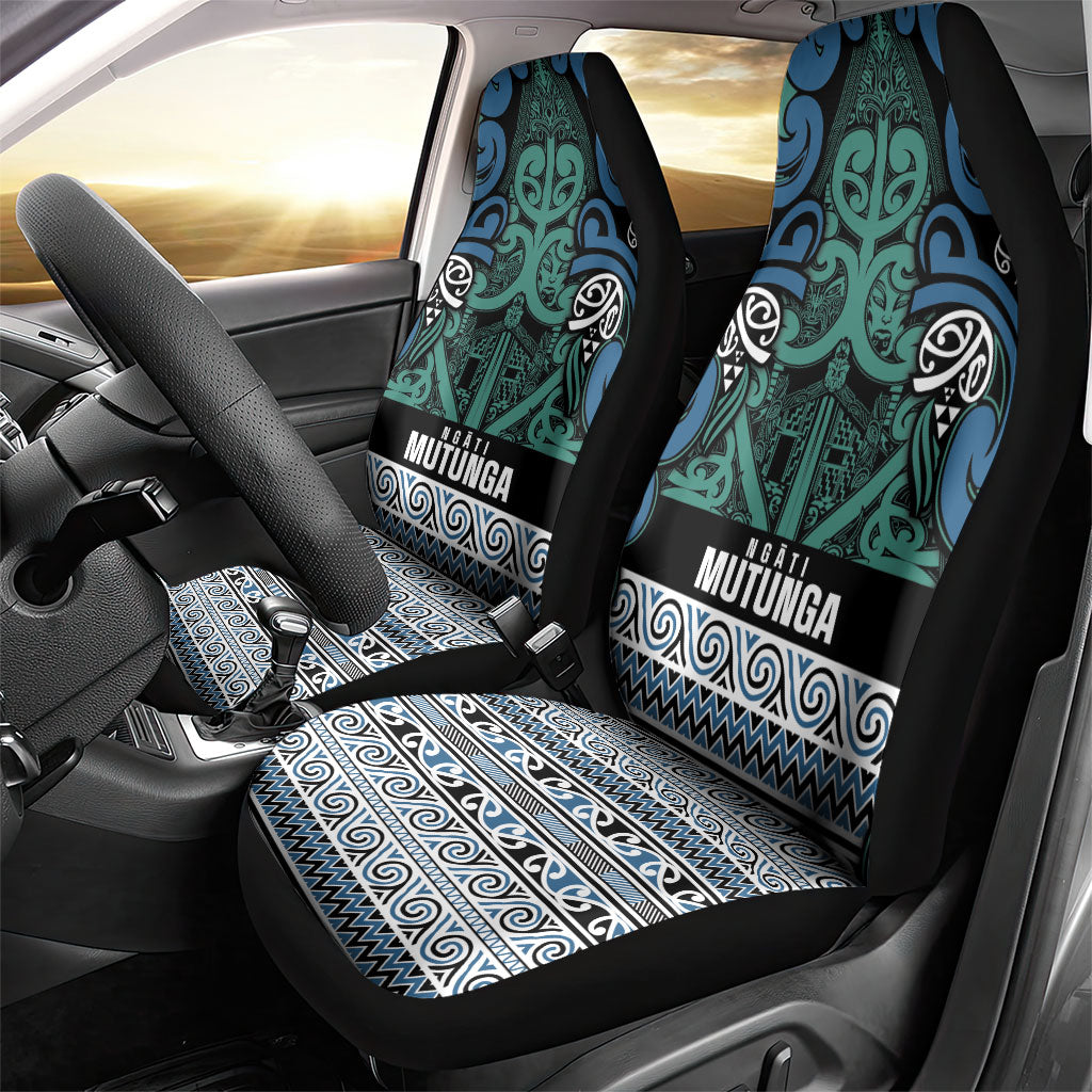 Aotearoa Iwi Ngati Mutunga Car Seat Cover Maori Wharenui House Tribal Pattern
