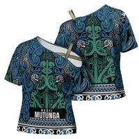 Aotearoa Iwi Ngati Mutunga Cross Shoulder Shirt Maori Wharenui House Tribal Pattern