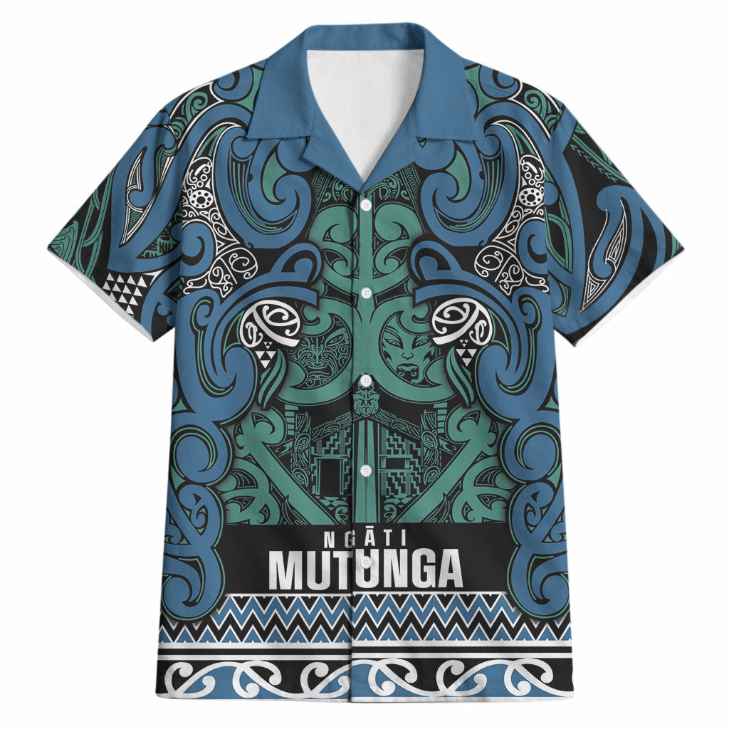 Aotearoa Iwi Ngati Mutunga Hawaiian Shirt Maori Wharenui House Tribal Pattern