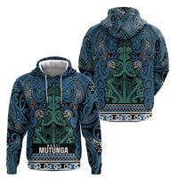 Aotearoa Iwi Ngati Mutunga Hoodie Maori Wharenui House Tribal Pattern