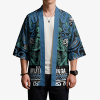Aotearoa Iwi Ngati Mutunga Kimono Maori Wharenui House Tribal Pattern
