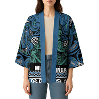Aotearoa Iwi Ngati Mutunga Kimono Maori Wharenui House Tribal Pattern