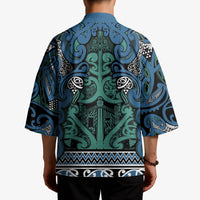 Aotearoa Iwi Ngati Mutunga Kimono Maori Wharenui House Tribal Pattern
