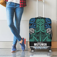 Aotearoa Iwi Ngati Mutunga Luggage Cover Maori Wharenui House Tribal Pattern
