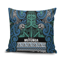 Aotearoa Iwi Ngati Mutunga Pillow Cover Maori Wharenui House Tribal Pattern