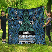 Aotearoa Iwi Ngati Mutunga Quilt Maori Wharenui House Tribal Pattern