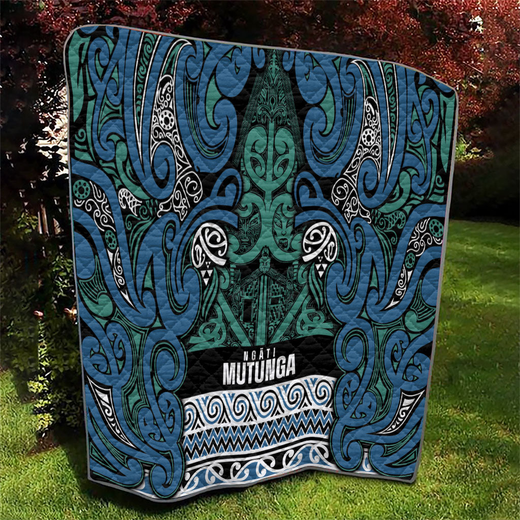 Aotearoa Iwi Ngati Mutunga Quilt Maori Wharenui House Tribal Pattern