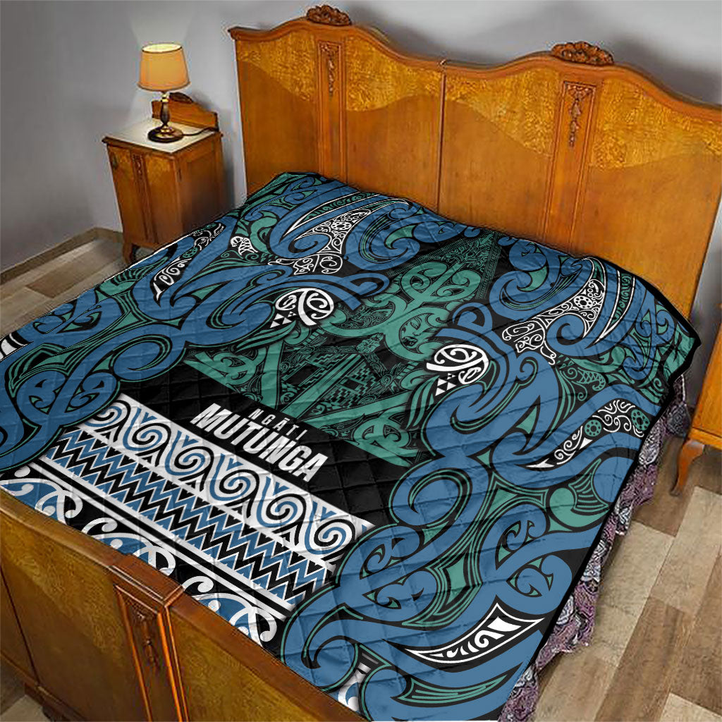 Aotearoa Iwi Ngati Mutunga Quilt Maori Wharenui House Tribal Pattern