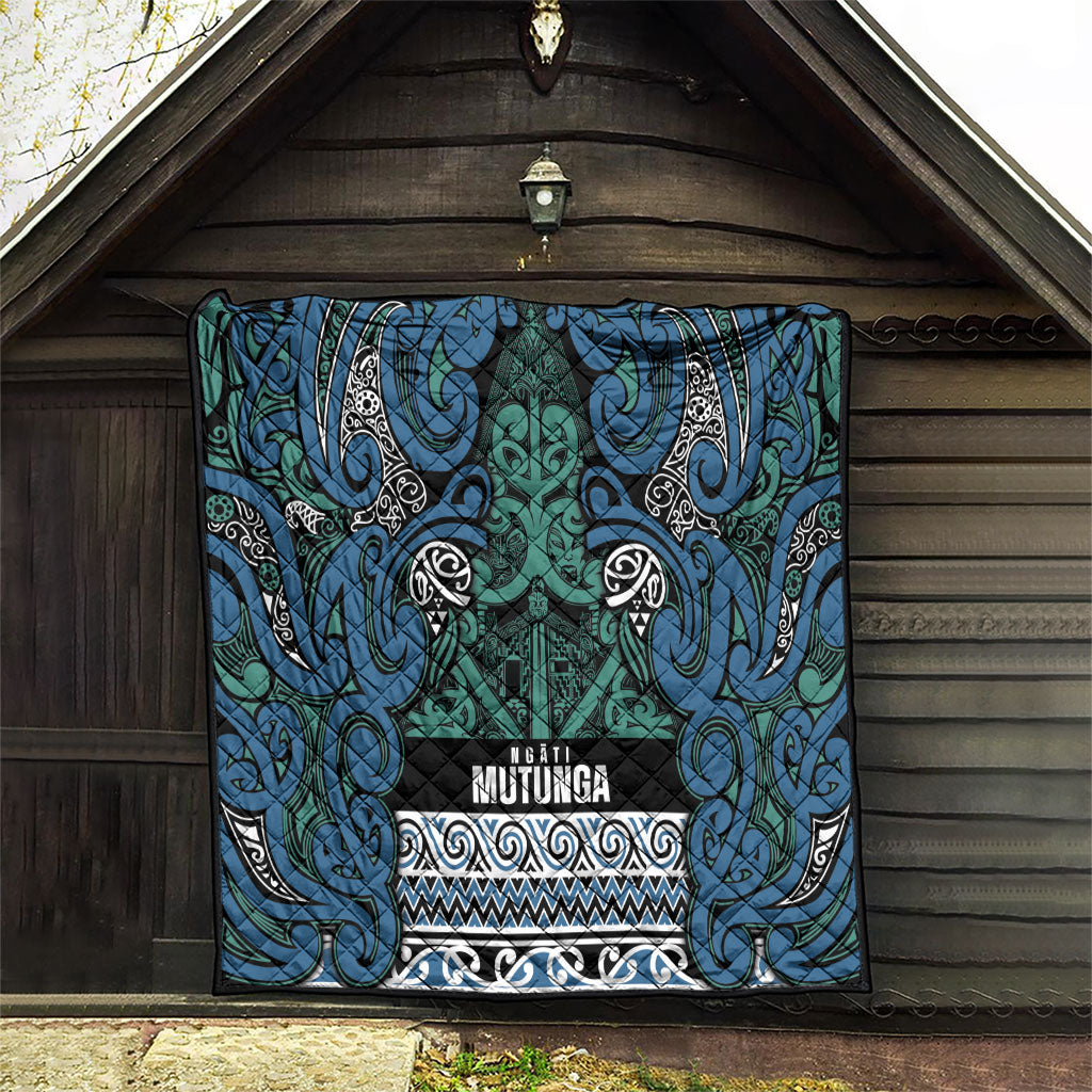 Aotearoa Iwi Ngati Mutunga Quilt Maori Wharenui House Tribal Pattern