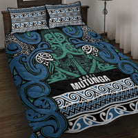 Aotearoa Iwi Ngati Mutunga Quilt Bed Set Maori Wharenui House Tribal Pattern